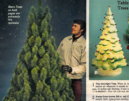 1972 Sears Catalog Artificial Christmas Tree