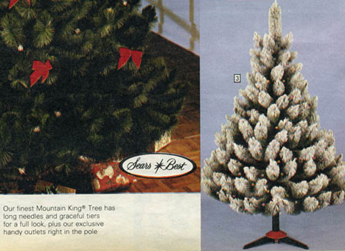 1983 Sears Catalog Artificial Christmas Tree