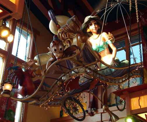Downtown Disney Flying machine abu jasmine