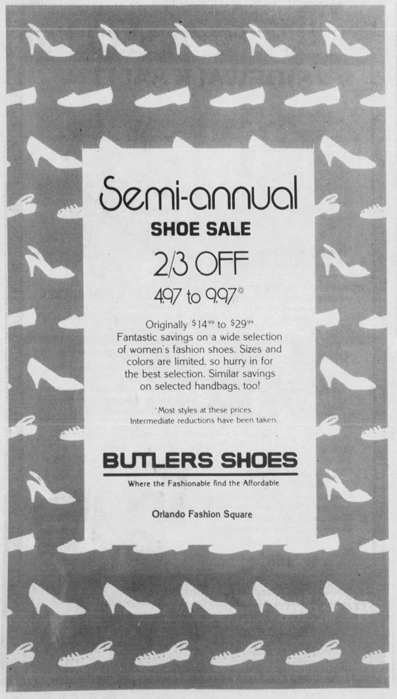 orlando fashion square mall butler's shoes