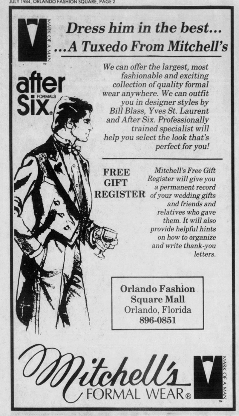 orlando fashion square mall mitchell's formal wear