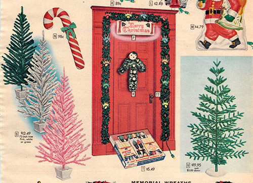 1956 Sears Catalog Artificial Christmas Tree