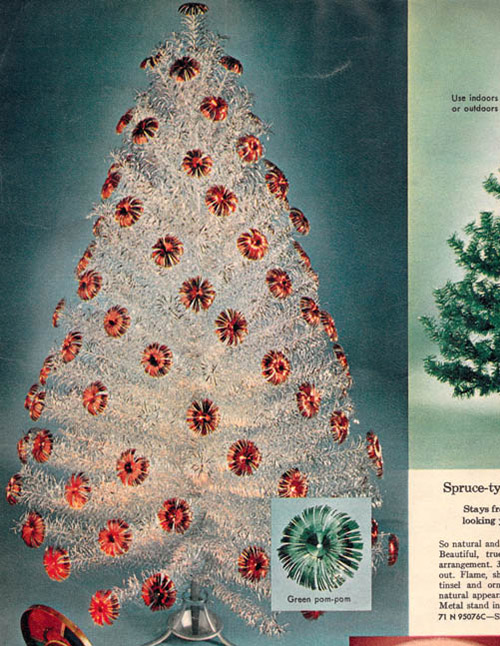 1962 Sears Catalog Aluminum Christmas Tree