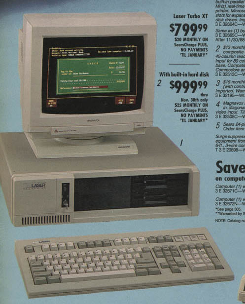 Personal Computers In the 1980s sears laser
