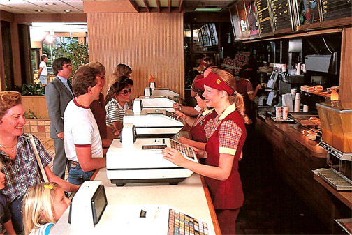 Order at Burger King in the 1980s