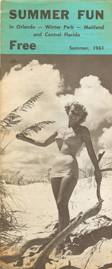 Orlando in the 1960s beautiful retro swimsuit model