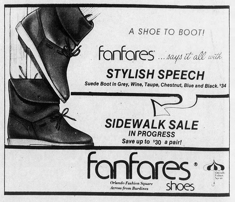 orlando fashion square mall fanfares shoes