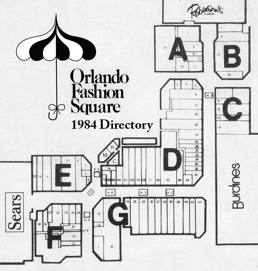 Orlando Fashion Square Mall 1980s